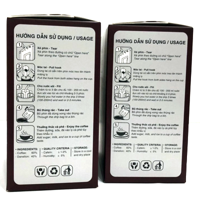 Coffee Bồ công anh - Hộp